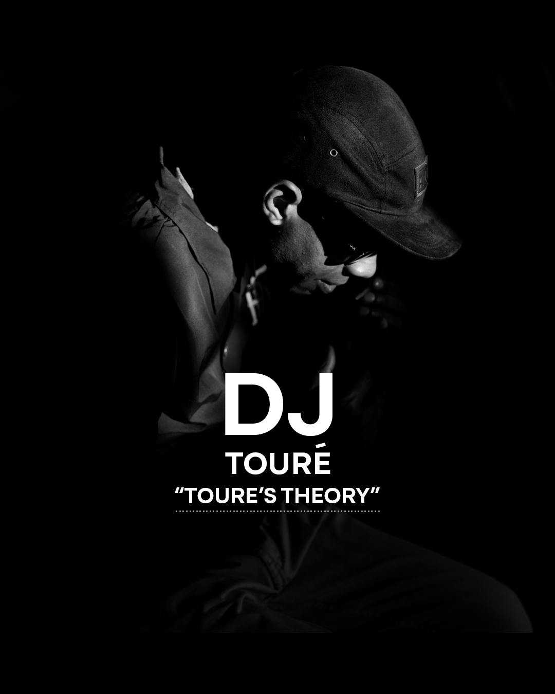 DJ Touré - "Touré's Theory" West Coast hip hop album from 101% Music inspired by Bay Area culture, heavy basslines, and signature groove