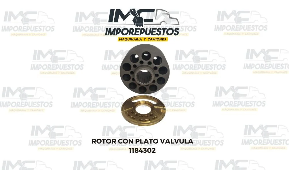 Rotor con Plato 1184302 Válvula Excavadora Hitachi ZX75US-3