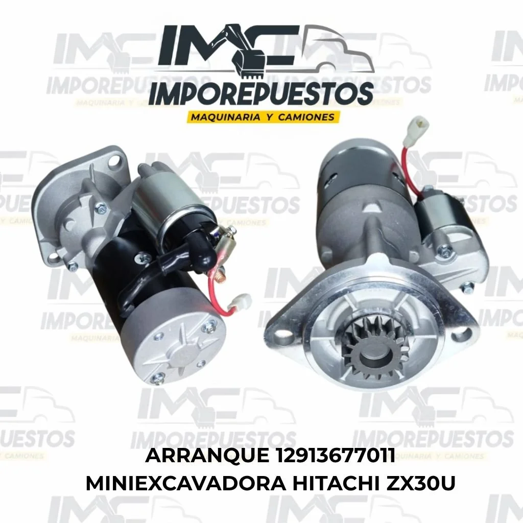 Arranque miniexcavadora Hitachi ZX30U- 12913677011