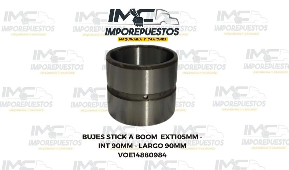 Bujes Stick a Boom : ext105mm - Int 90mm - Largo 90mm VOE14880984 Volvo