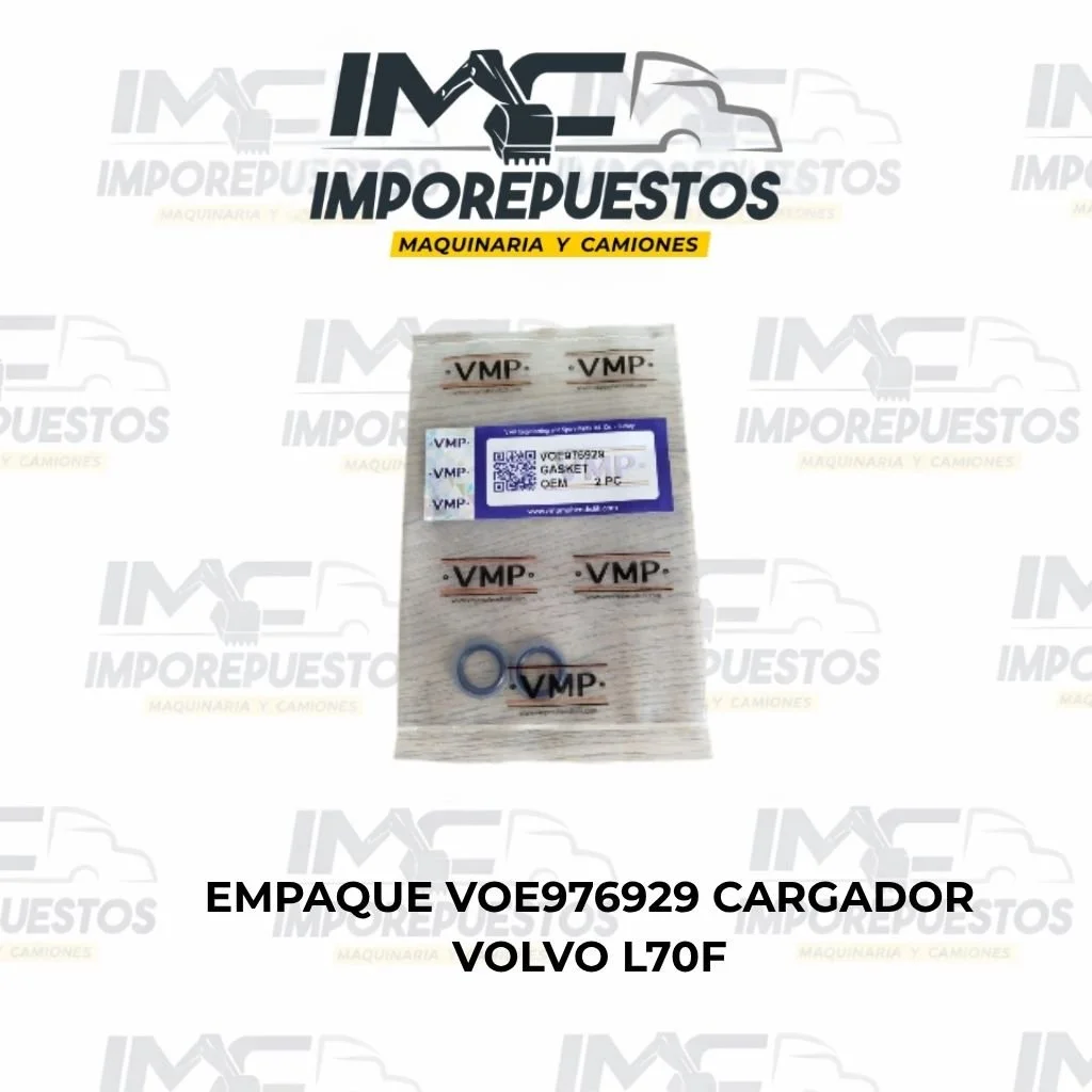 Empaque cargador Volvo L70F VOE976929