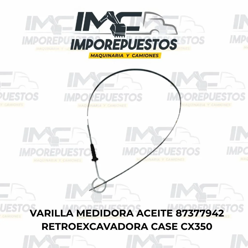 Varilla medidora aceite retroexcavadora CASE CX350 87377942