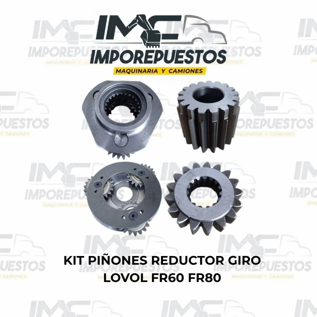 Kit piñones reductor giro Lovol FR60 FR80