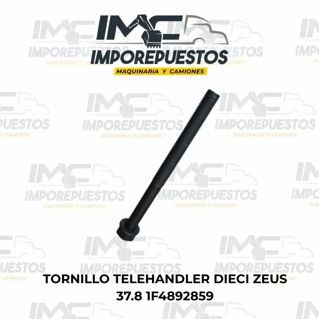 Tornillo 1F4892859 Telehandler Dieci Zeus 37.8