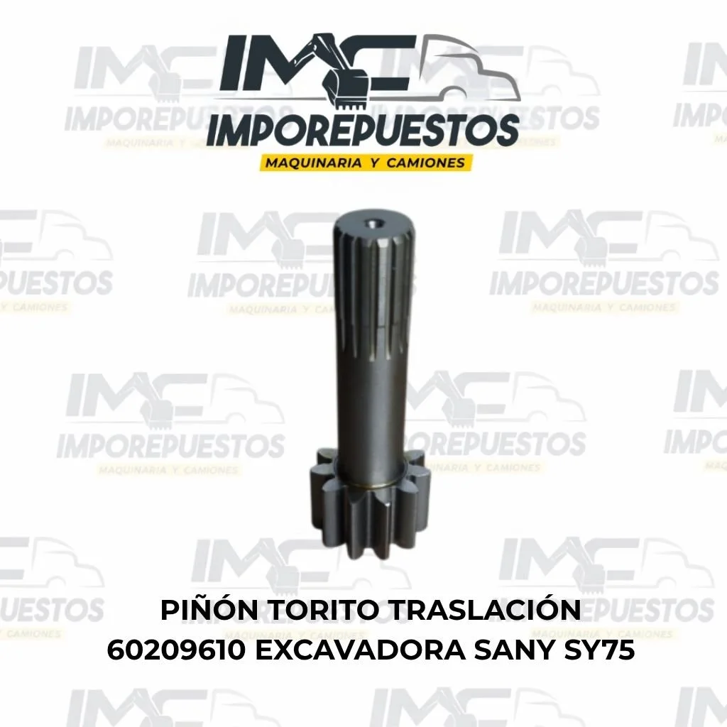 Piñón torito traslación excavadora Sany SY75 60209610 en Colombia