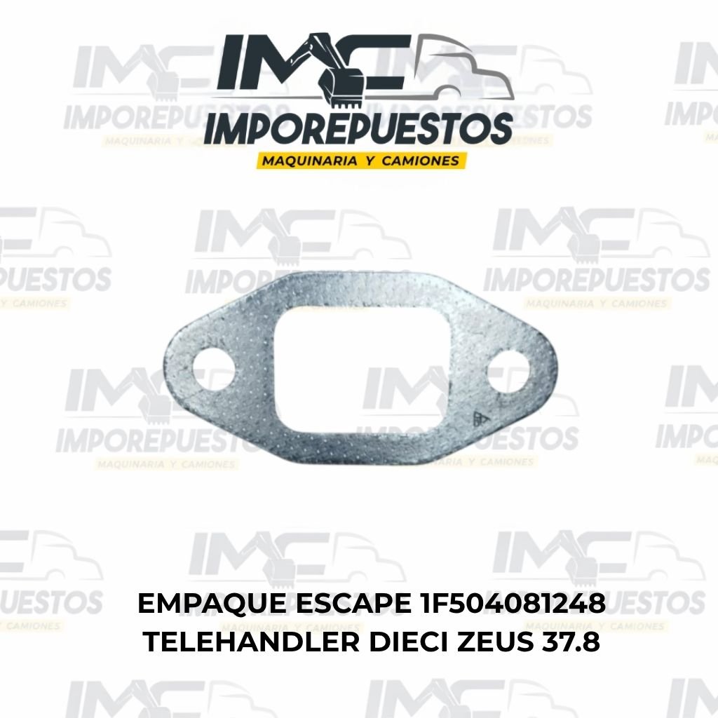 Empaque escape telehandler Dieci ZEUS 37.8 1F504081248