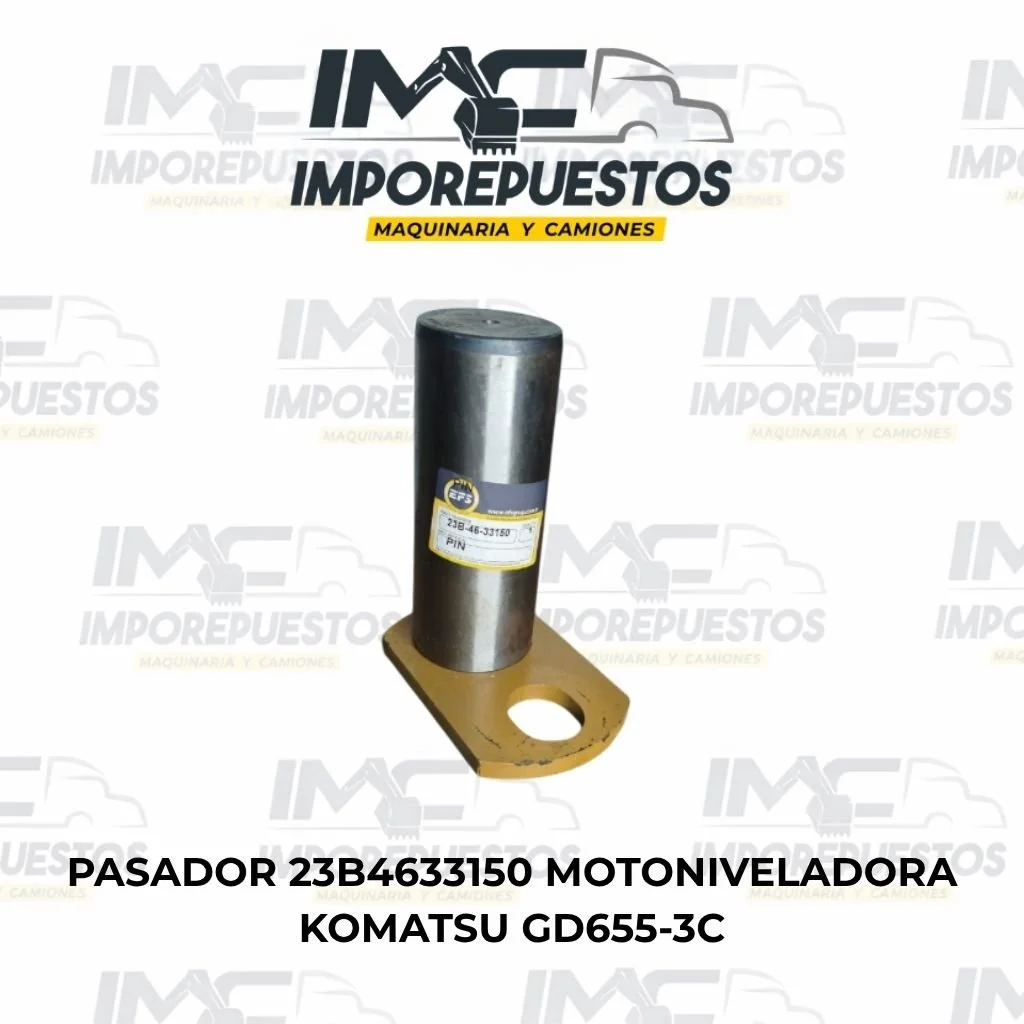 Pasador motoniveladora Komatsu GD655-3C 23B4633150