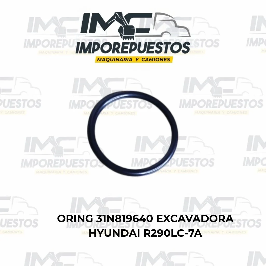 O ring 31N819640 Excavadora Hyundai R290LC-7A