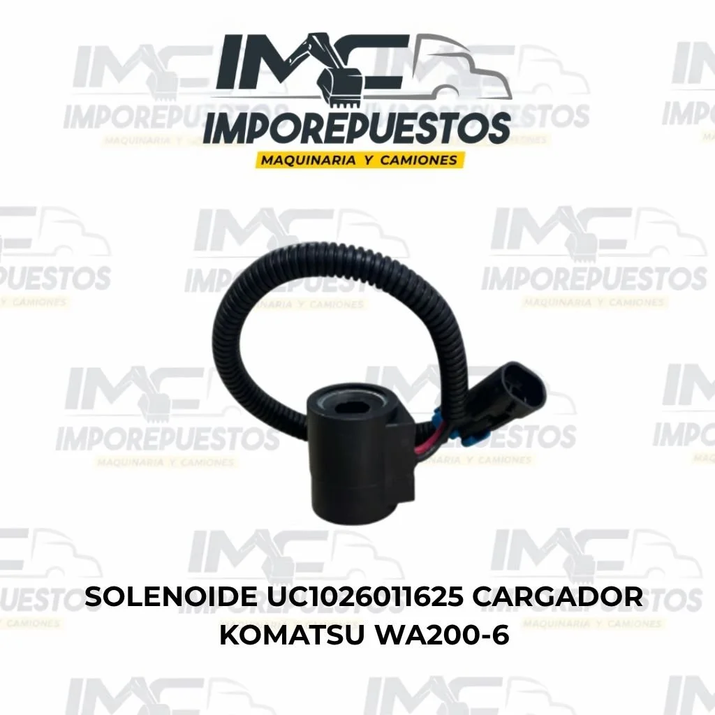 Solenoide cargador Komatsu WA200-6 UC1026011625