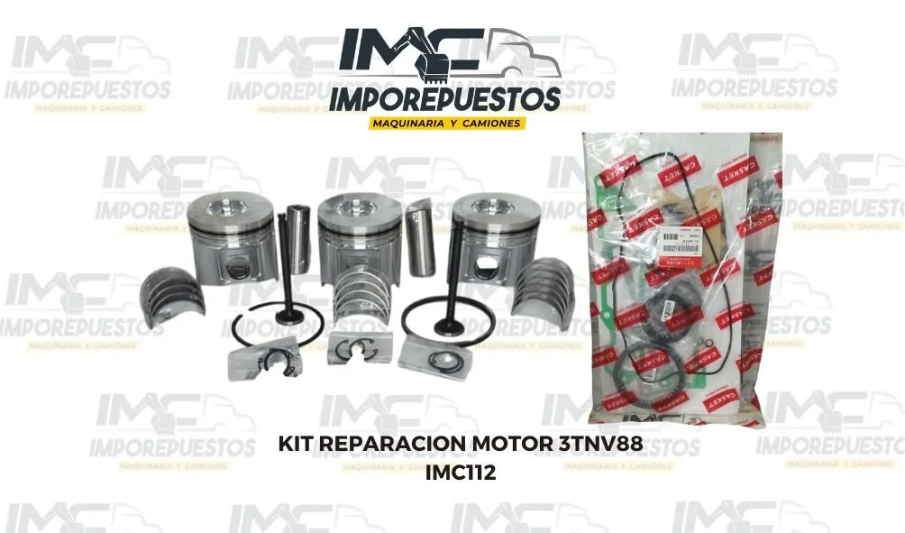 kit repación motor + empaquetadura completa hitachi zx30u-2