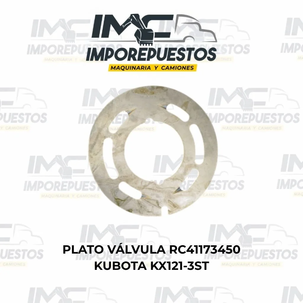 Plato válvula Kubota KX121-3ST RC41173450