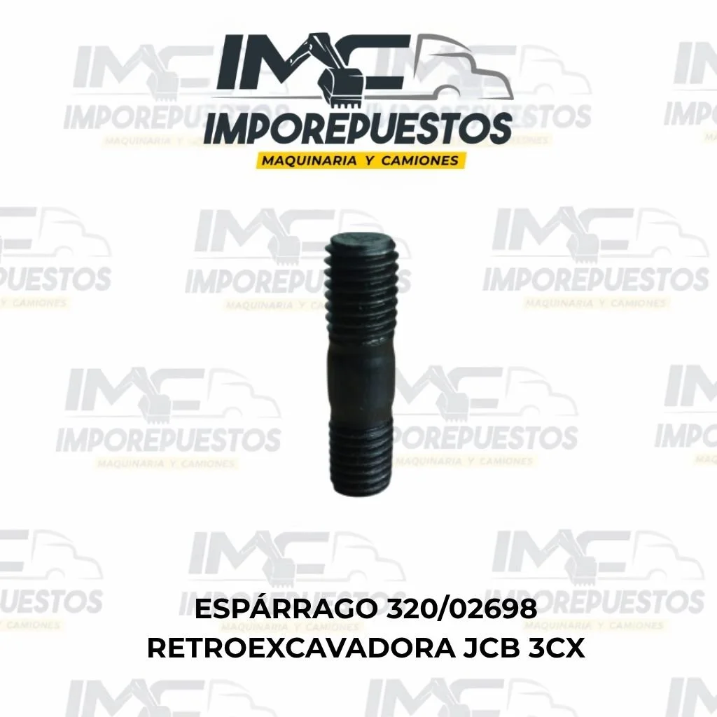 Espárrago retroexcavadora JCB 3CX 320/02698