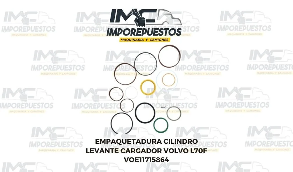Empaquetadura Cilindro Levante VOE11715864 Cargador Volvo L70F