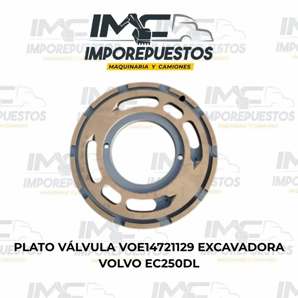 Plato válvula excavadora Volvo EC250DL VOE14721129