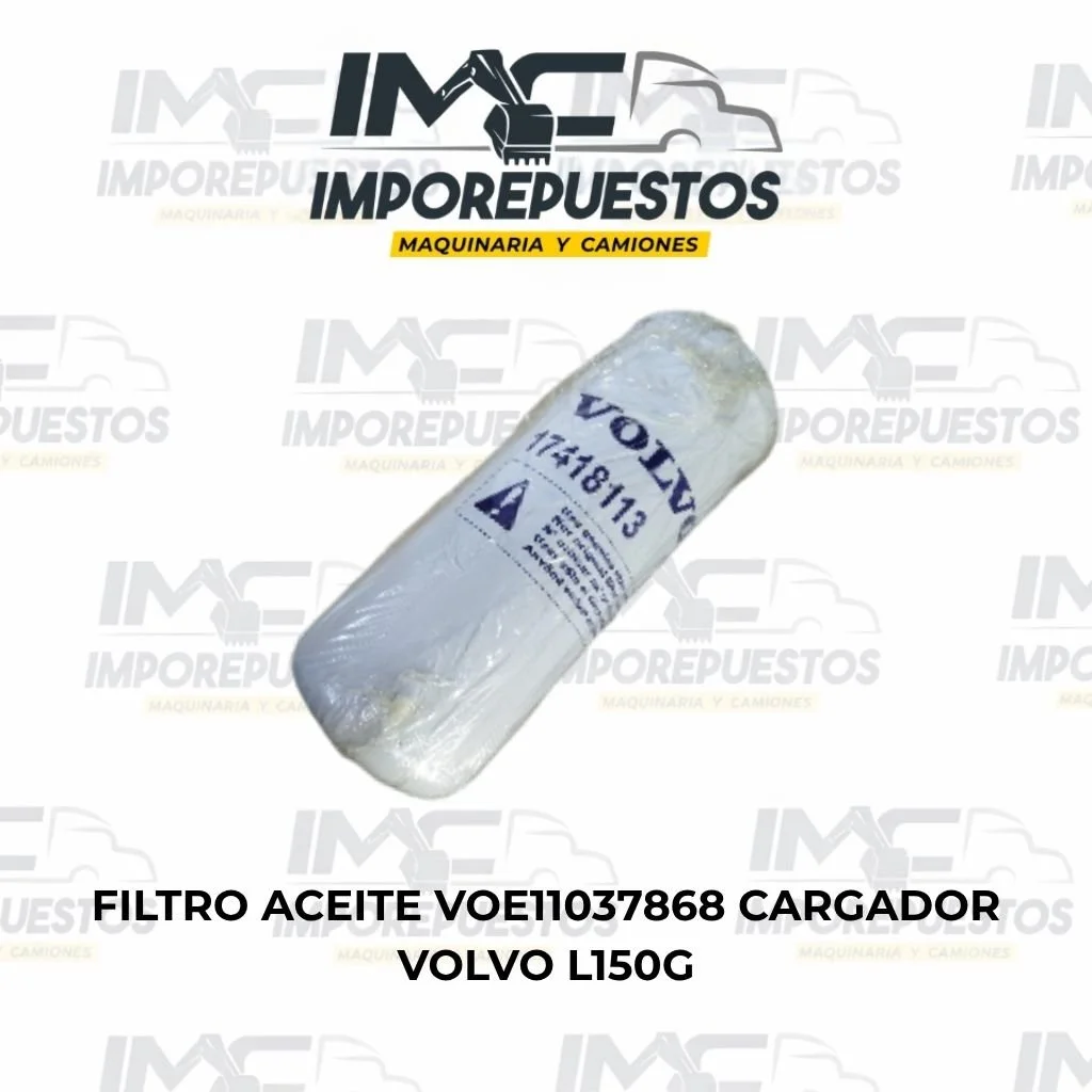Filtro aceite cargador Volvo L150G VOE11037868