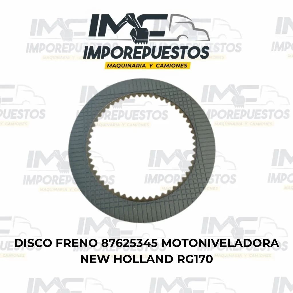 Disco freno motoniveladora New Holland RG170 87625345