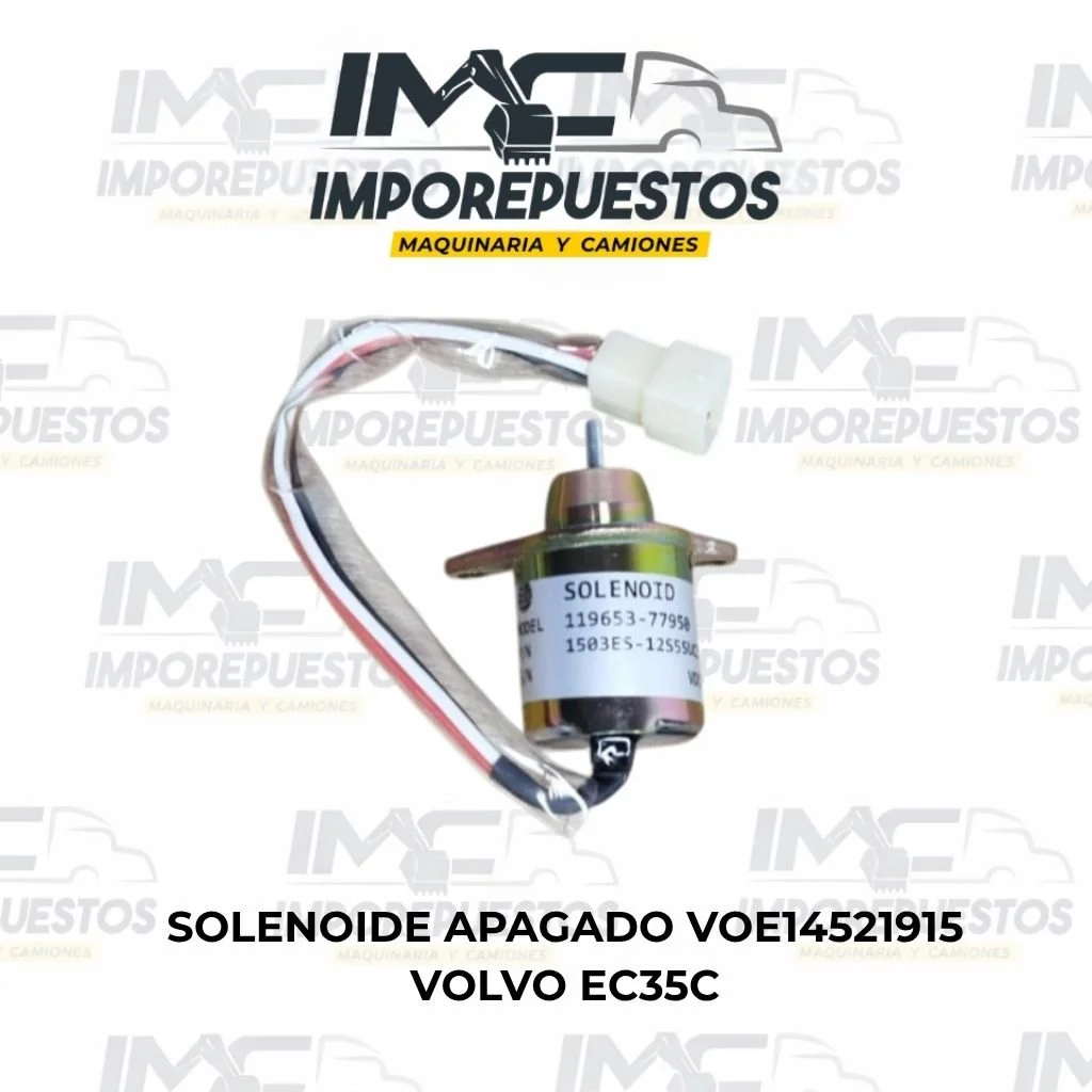 Solenoide apagado Volvo EC35C VOE14521915 srp
