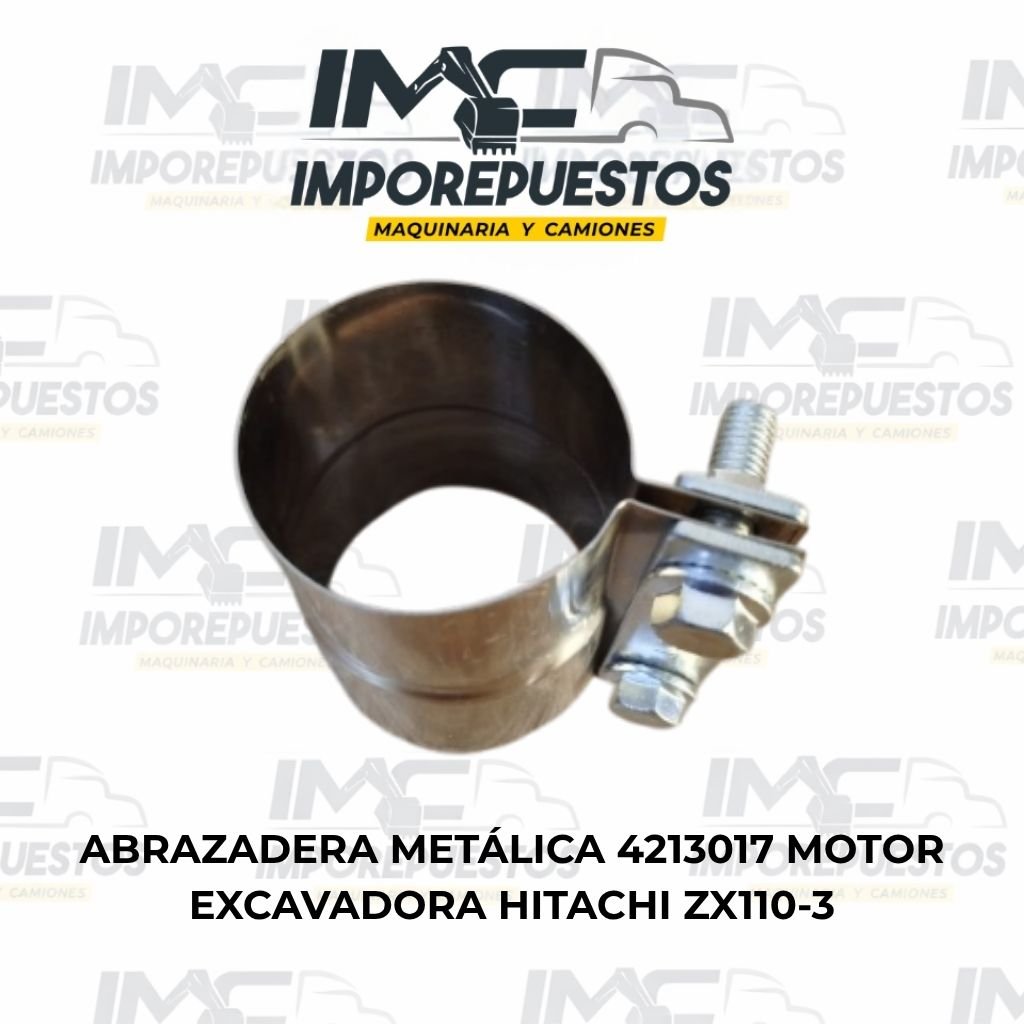 Abrazadera metálica motor excavadora Hitachi ZX110-3 4213017