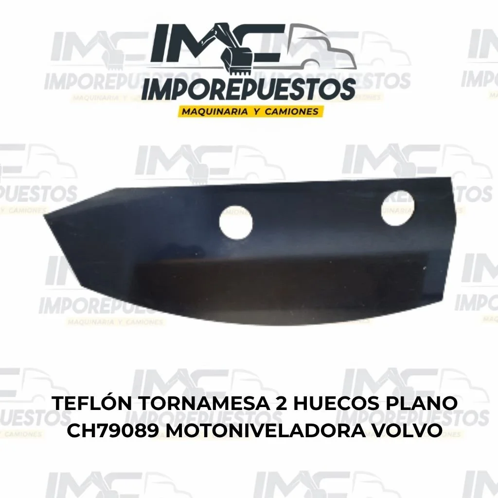 Teflón tornamesa 2 huecos plano motoniveladora Volvo CH79089