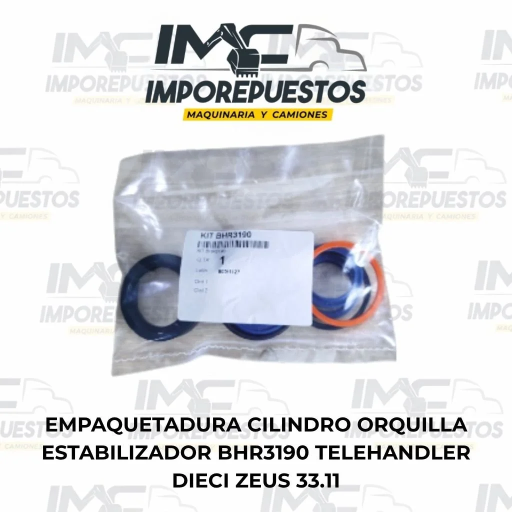Empaquetadura cilindro orquilla estabilizador telehandler Dieci ZEUS 33.11 BHR3190