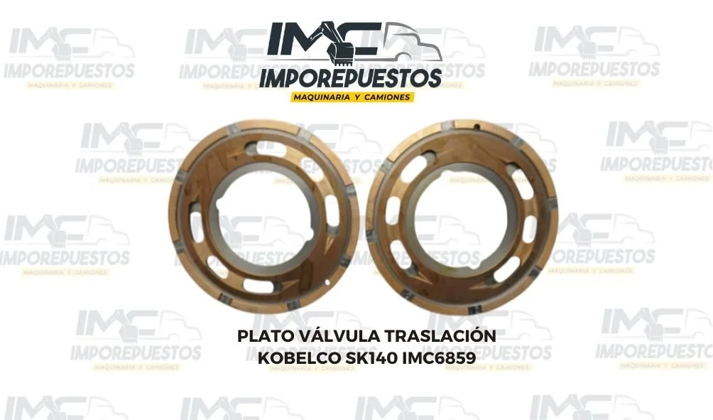 Plato Válvula Traslación Excavadora Kobelco SK140 IMC6859