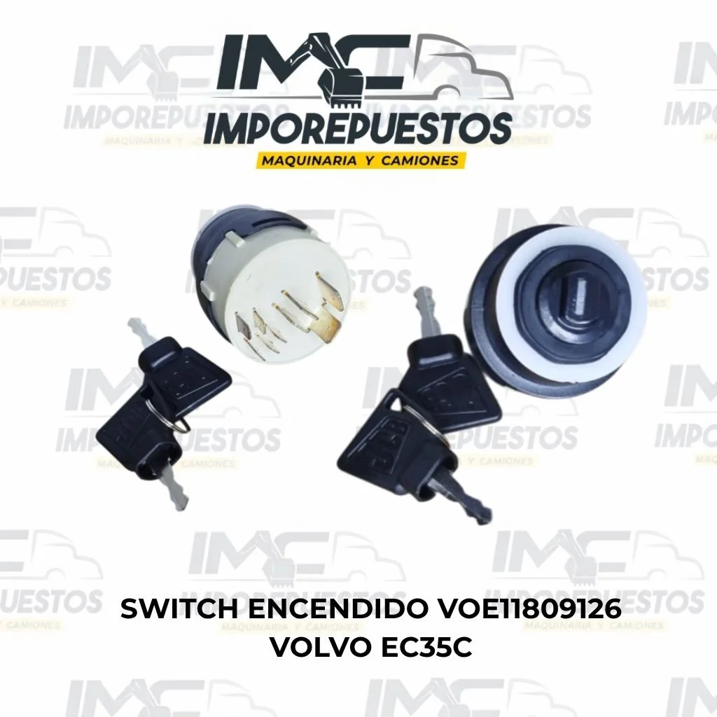 Switch encendido Volvo EC35C VOE11809126 srp