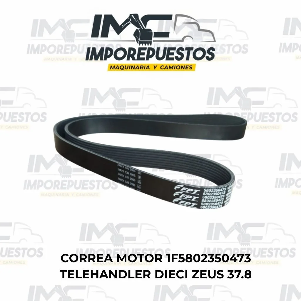 Correa Motor 1F5802350473 Telehandler Dieci Zeus 37.8