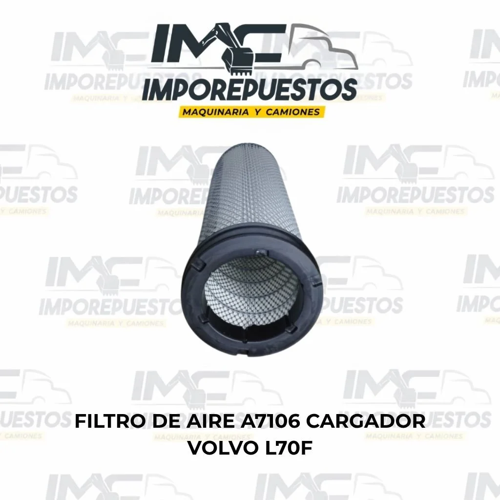 Filtro de aire cargador Volvo L70F A7106 en Colombia