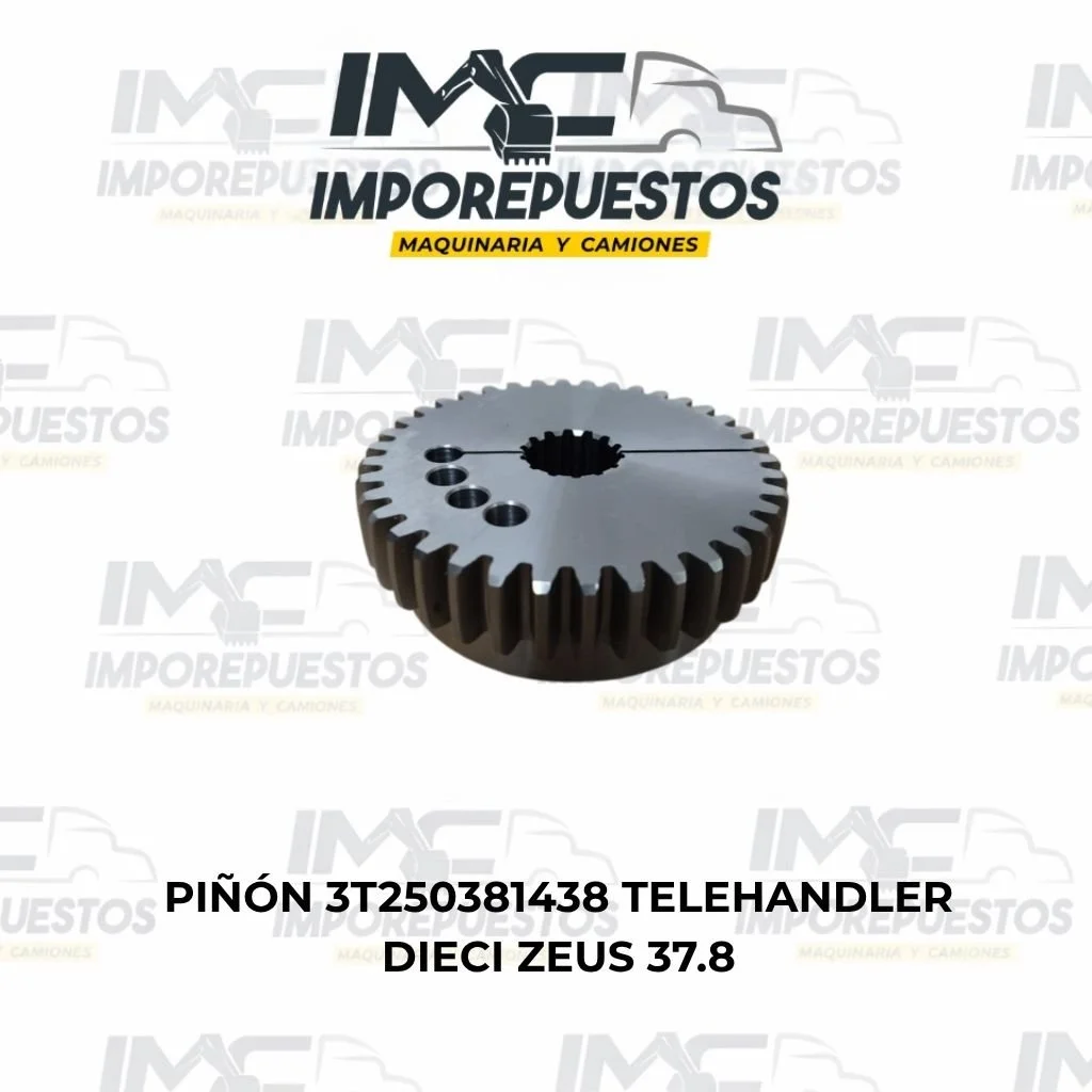 Piñón 3T250381438 Telehandler Dieci Zeus 37.8