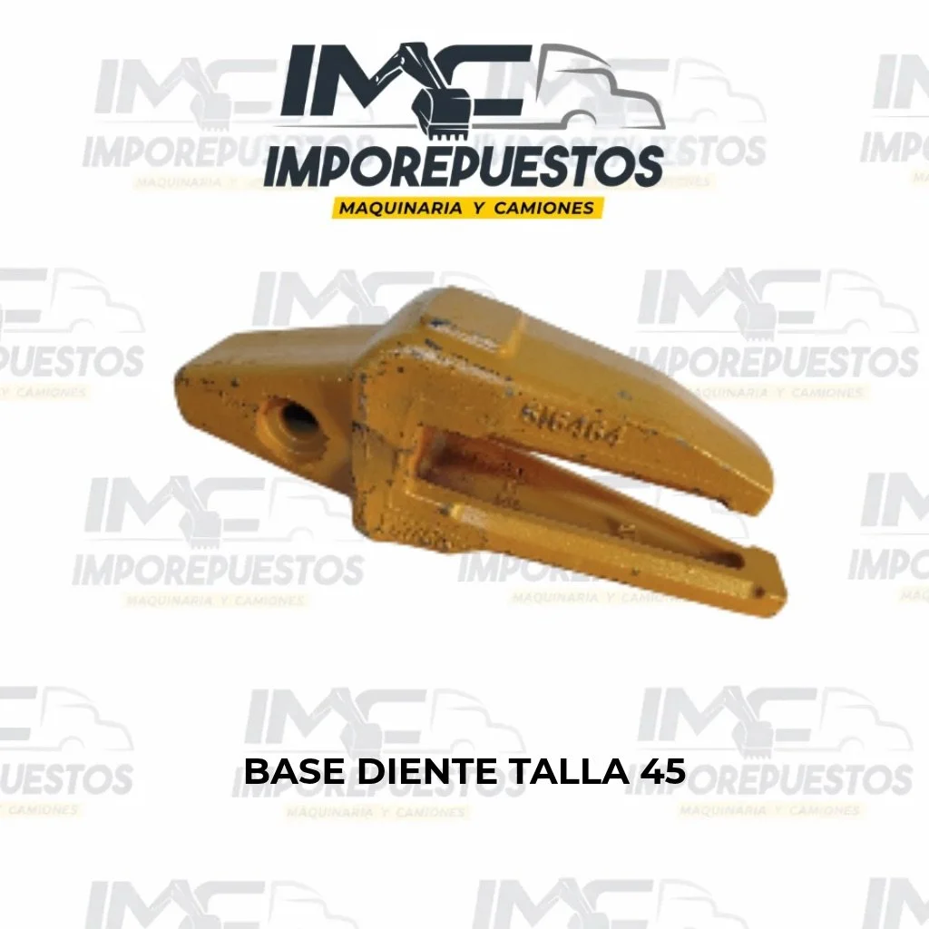 Base diente talla 45 para maquinaria pesada