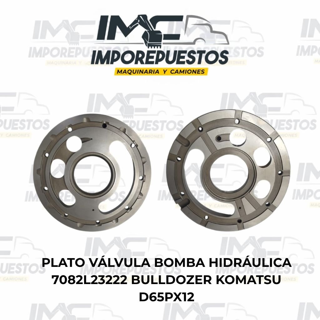 Plato válvula bomba hidráulica bulldozer Komatsu D65PX12 7082L23222