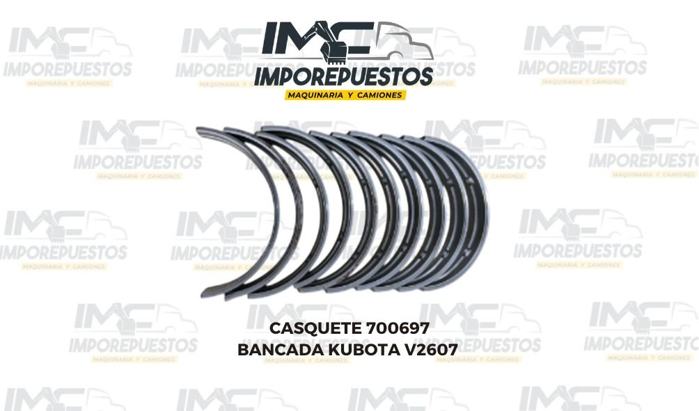 Casquete Bancada 700697 Kubota V2607