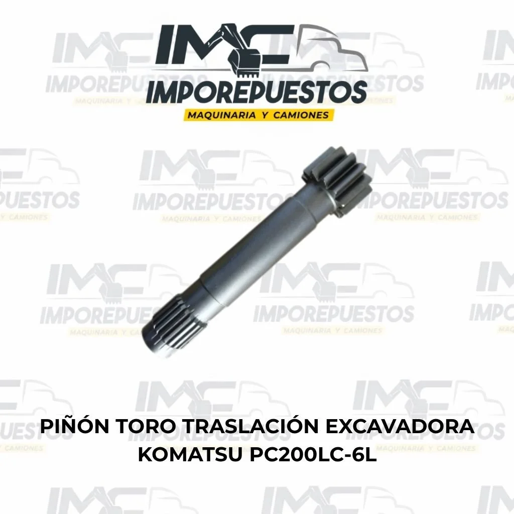 Piñón toro traslación excavadora Komatsu PC200LC-6L