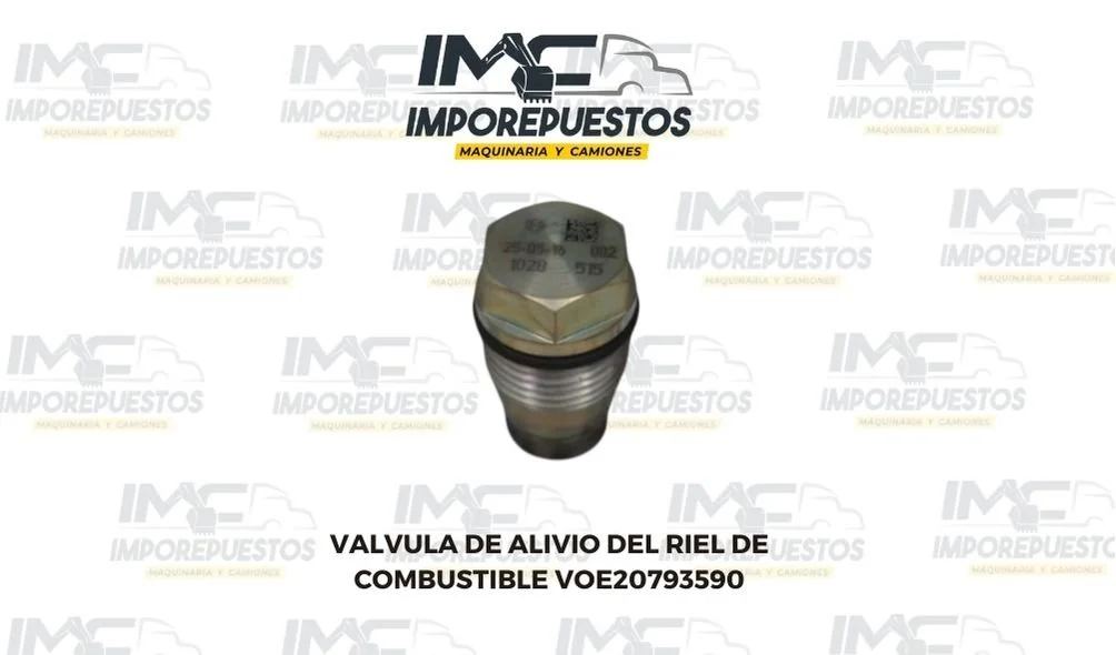 VOE20793590 válvula de alivio del riel de combustible volvo maquinaria pesada