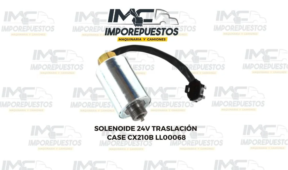 Solenoide 24V LL00068 Traslación CASE CX210B
