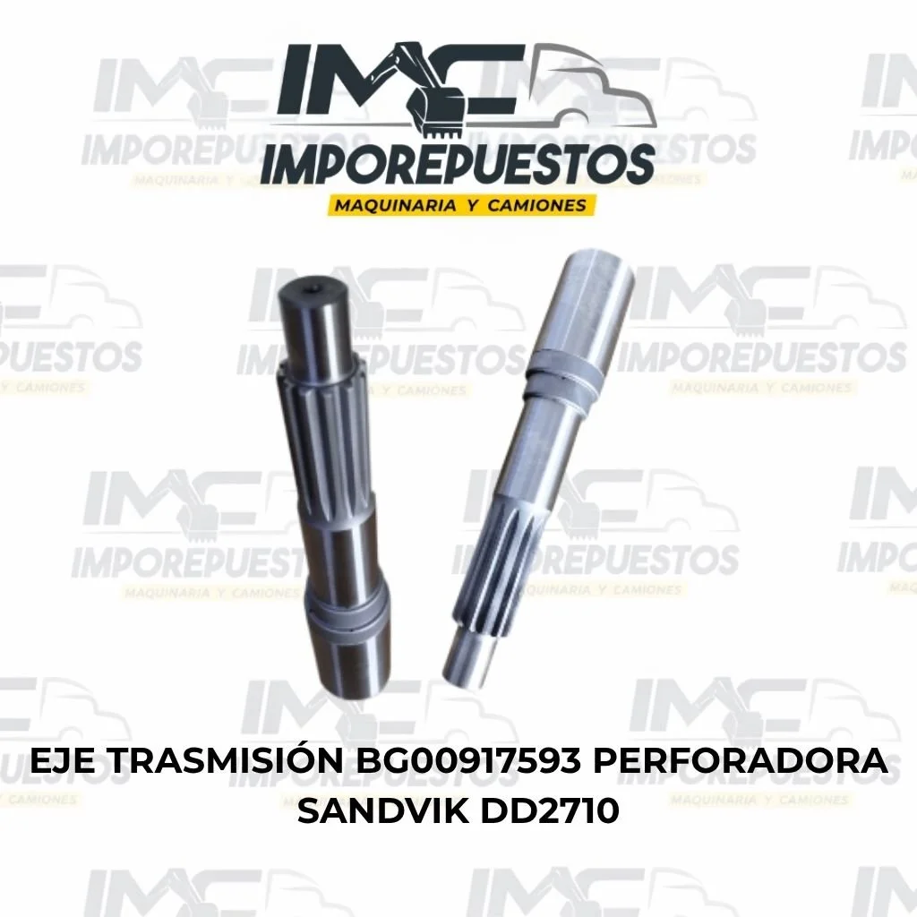Eje trasmisión perforadora Sandvik DD2710 BG00917593