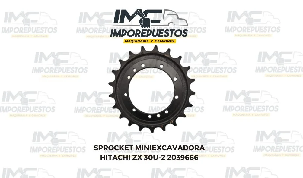 Sprocket 2039666 Miniexcavadora Hitachi ZX30U-2
