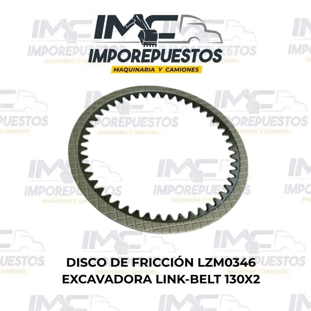 Disco de Fricción LZM0346 Excavadora Link-Belt 130X2