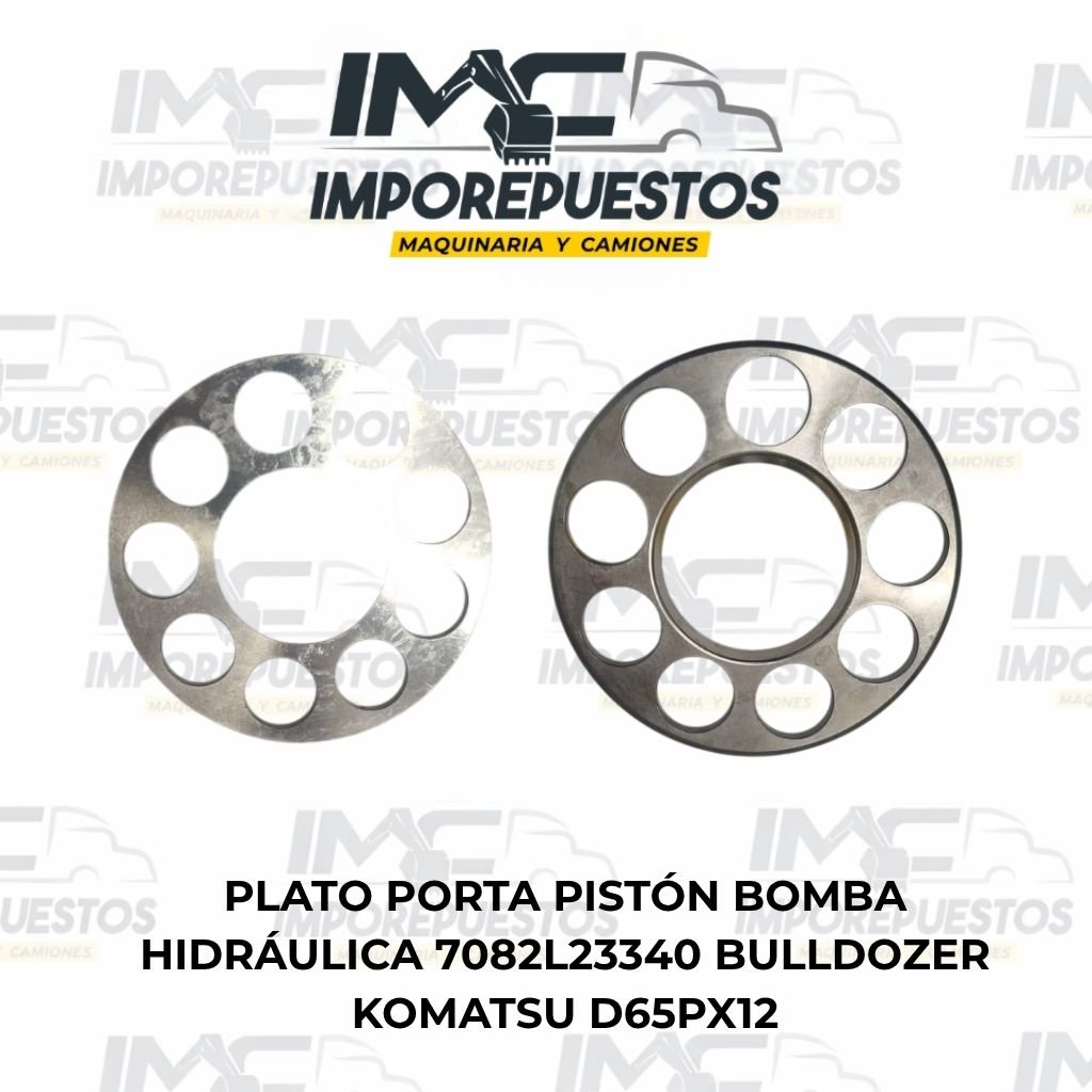 Plato porta pistón bomba hidráulica bulldozer Komatsu D65PX12 7082L23340