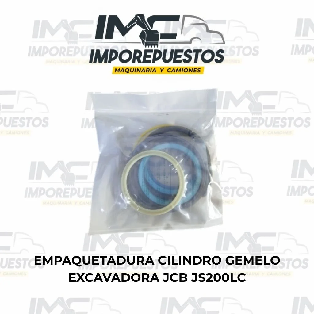 Empaquetadura Cilindro Gemelo Excavadora JCB JS200LC