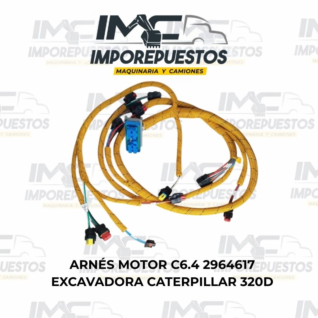 Arnés motor C6.4 excavadora Caterpillar 320D 2964617