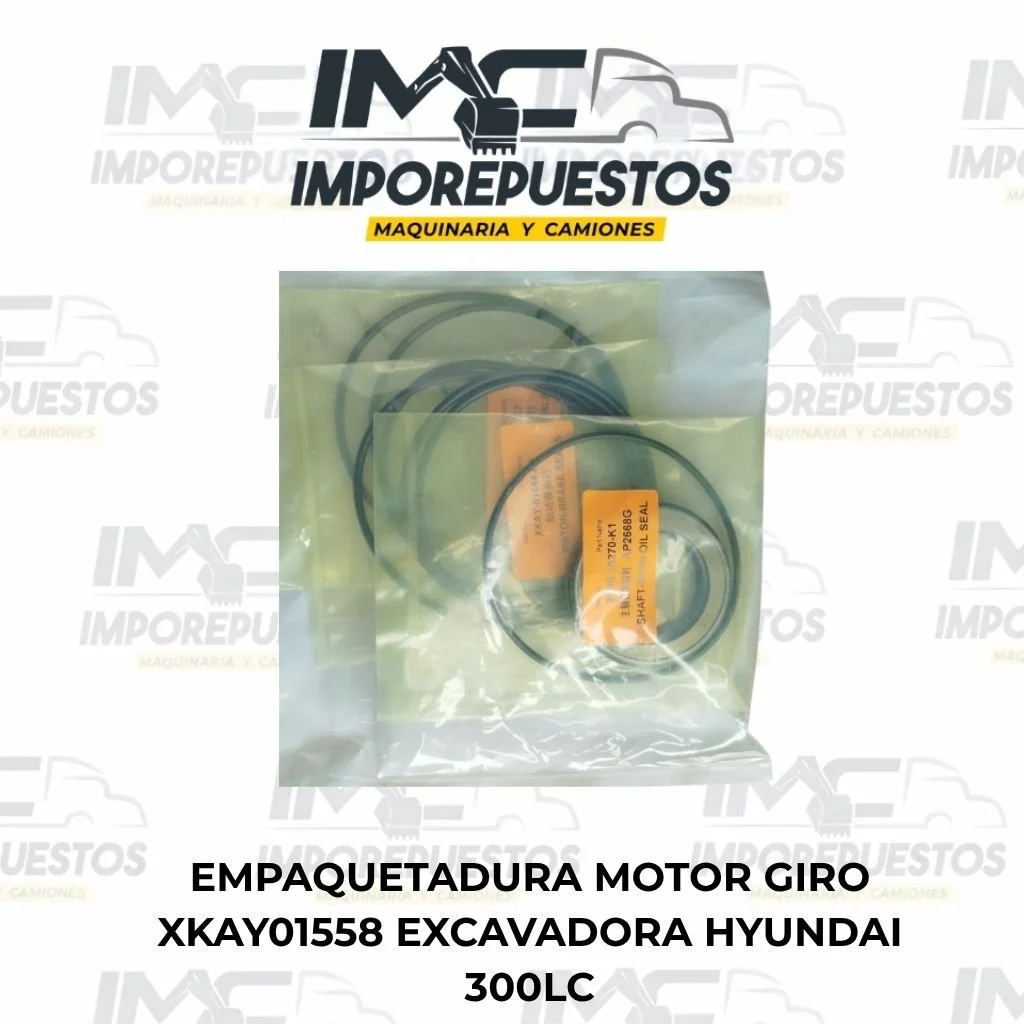 Empaquetadura motor giro excavadora Hyundai 300LC XKAY01558