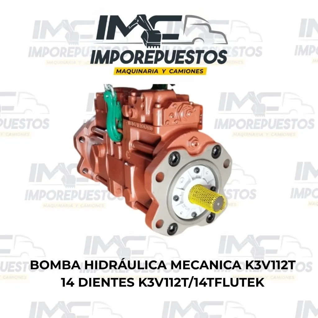 Bomba hidráulica mecanica K3V112T 14 dientes K3V112T/14T FLUTEK