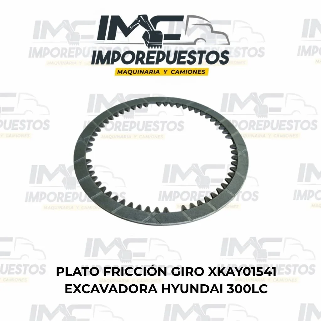 Plato fricción giro excavadora Hyundai 300LC XKAY01541
