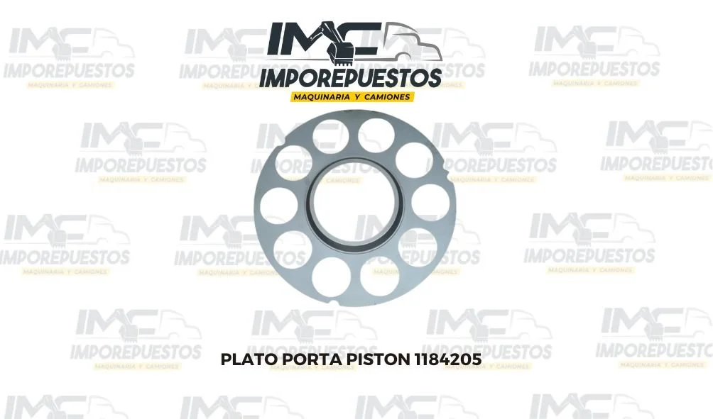 Plato Porta Pistón 1184205 Excavadora Kubota K70-3