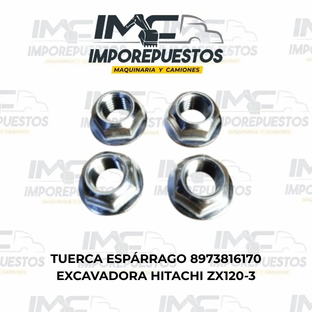 Tuerca Espárrago 8973816170 Excavadora Hitachi ZX120-3