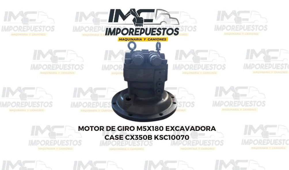 Motor de Giro KSC10070 m5x180 Excavadora CASE CX350B
