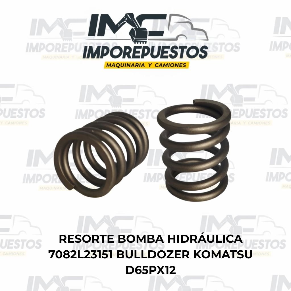 Resorte bomba hidráulica bulldozer Komatsu D65PX12 7082L23151