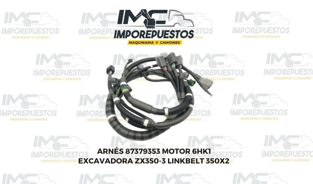 Arnés Motor Isuzu 6hk1 87379353 Excavadora Linkbelt 350x2  Hitachi ZX350-3