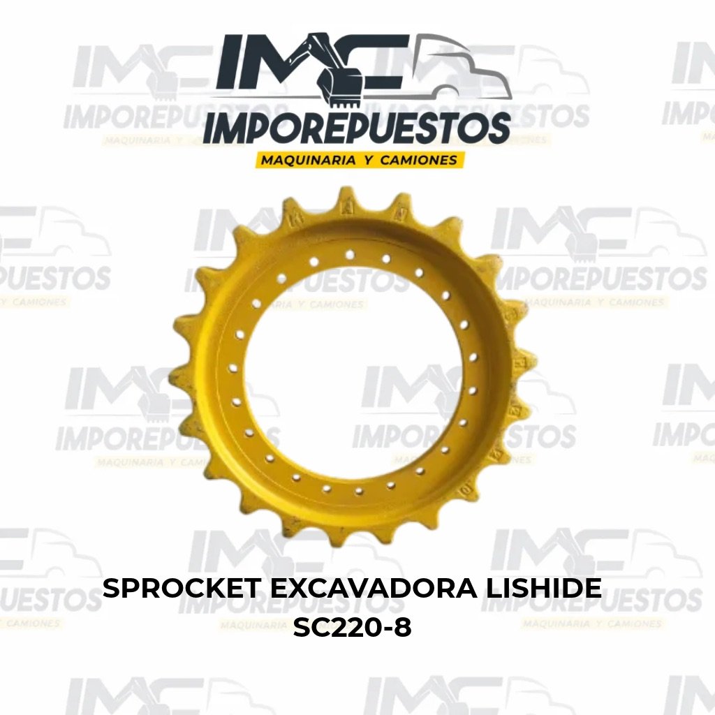 sprocket para excavadora lishide sc220 8